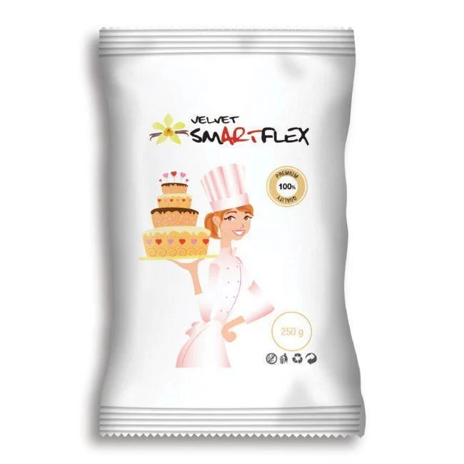 Sockerpasta Vanilj - Vit 250g