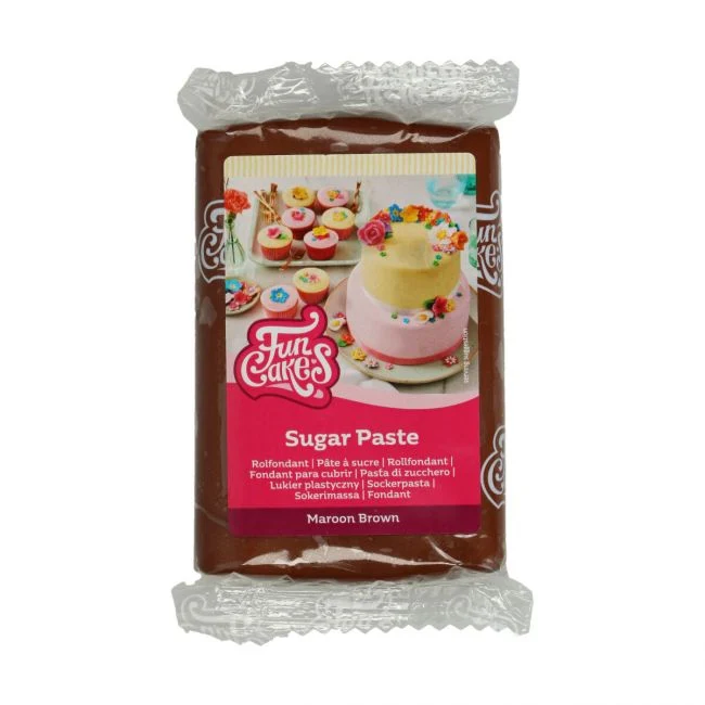 Sockerpasta - Vinrödbrun 250g