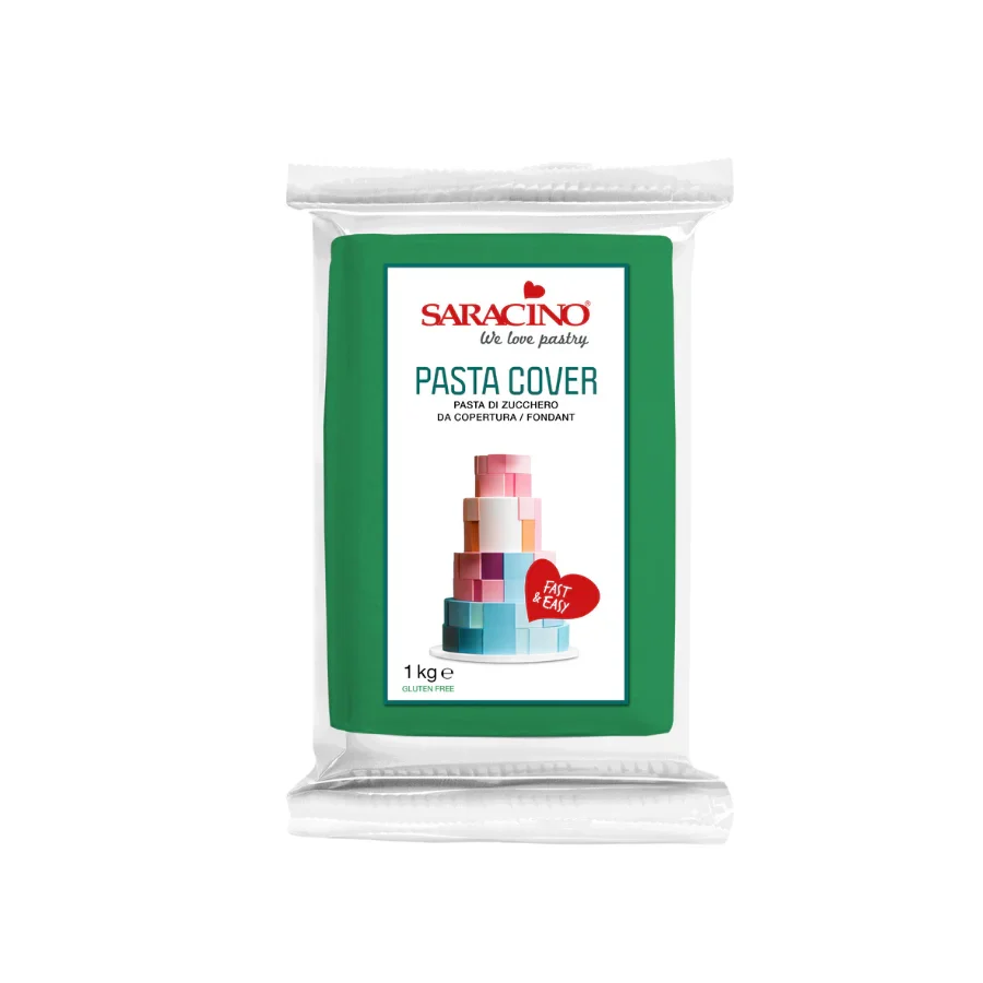 Täckpasta – Grön Sockermassa 1 kg
