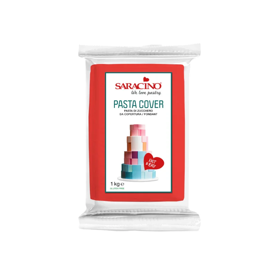 Täckpasta – Röd Sockermassa 1 kg