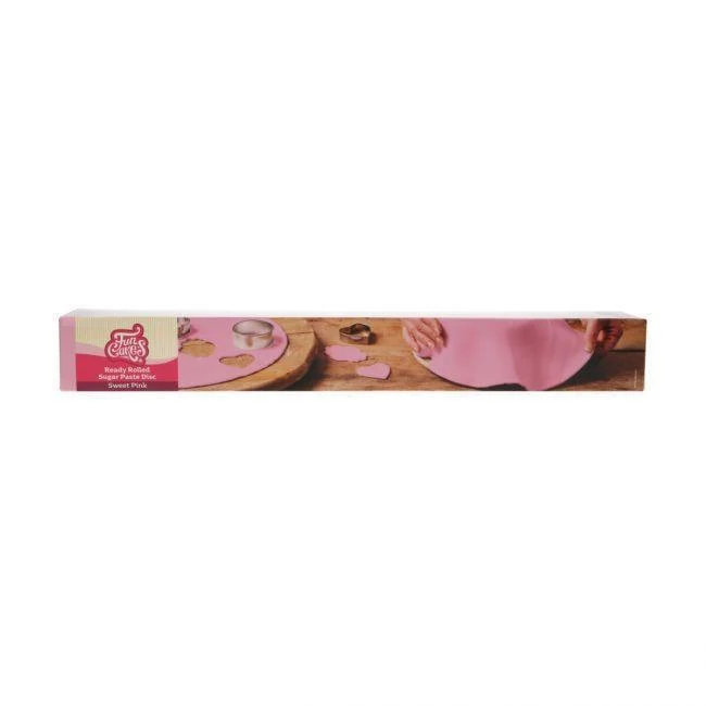 Utrullat sockerpasta - Rosa