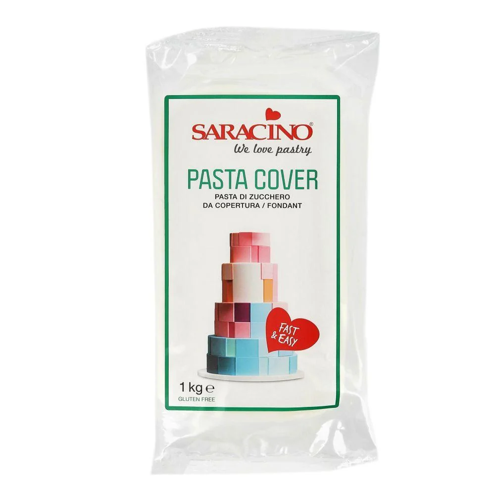 Vit täckpasta - 1 kg