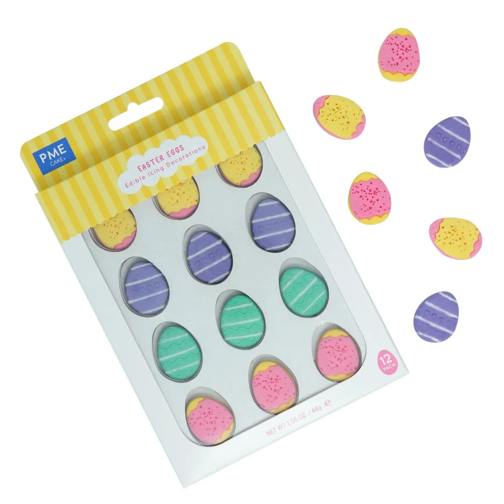 Set/ 12 ätbara påskägg