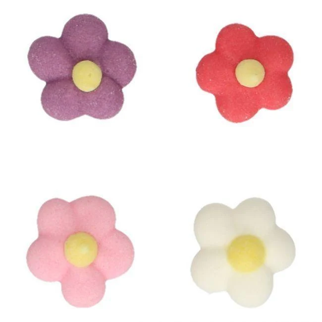 Sockerdekorationer - Små blommor