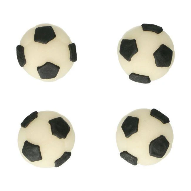 Sockerdekorationer - Fotbollar