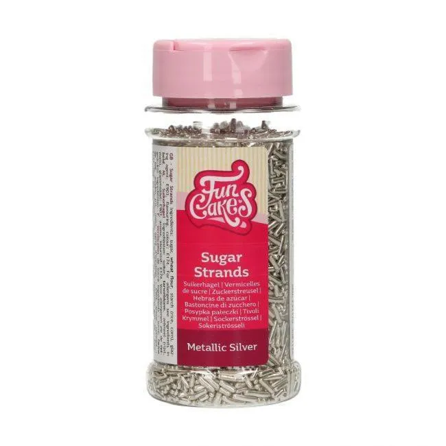 Sockerströssel - Metallic Silver 80g