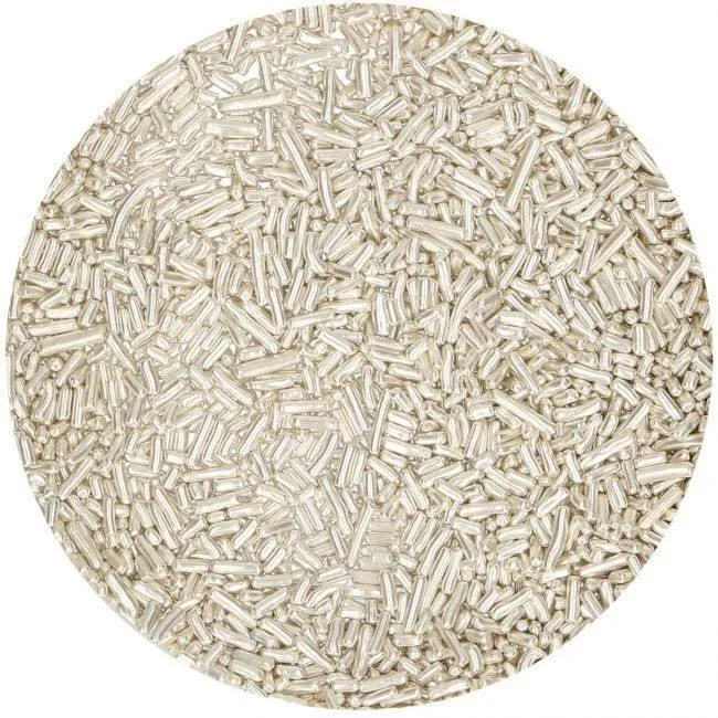 Sockerströssel - Metallic Silver 80g