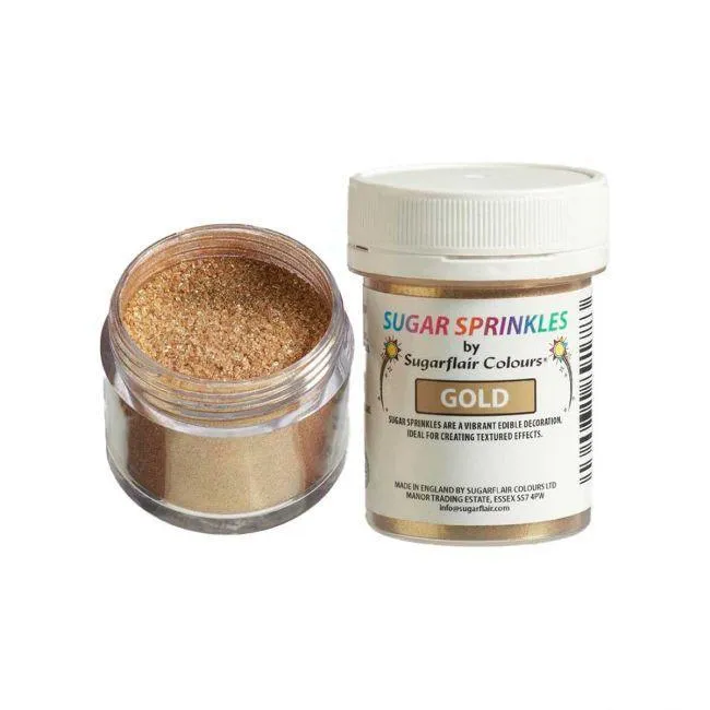 Sucre Pailleté Guld - 40g