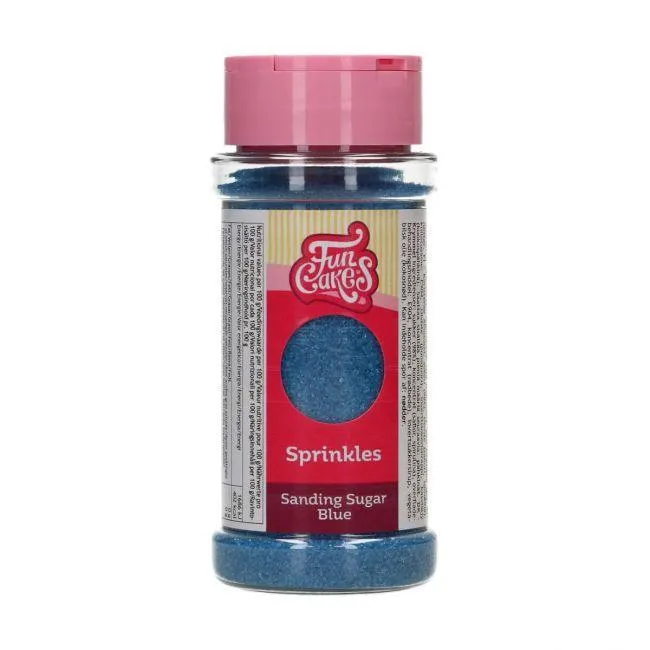 Sucre Sable Pailleté 80g - Blå