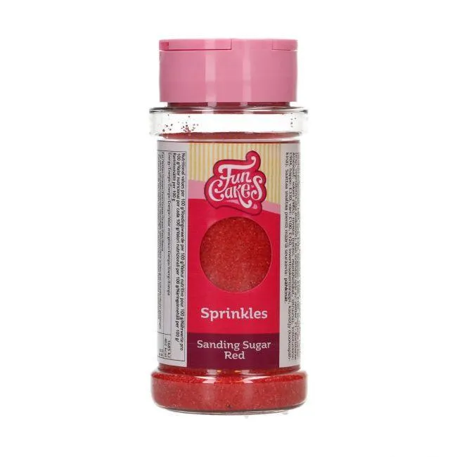 Sucre Sable Pailleté 80g - Röd