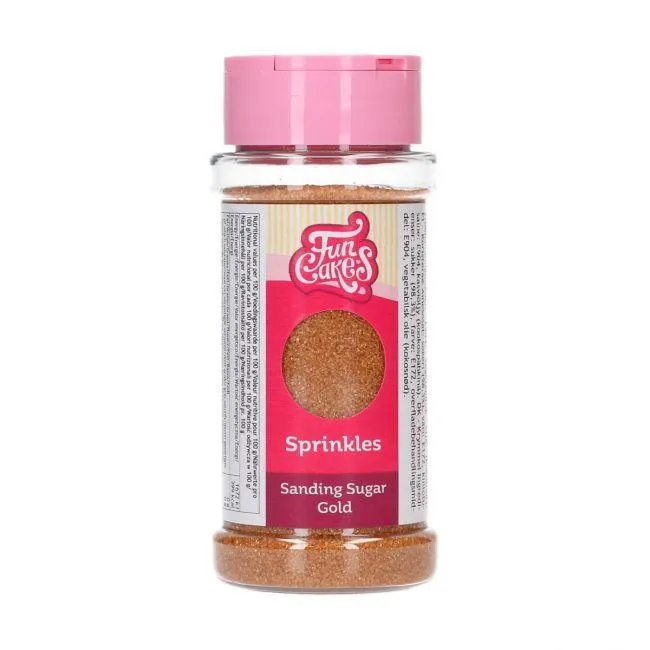 Sucre Sable Pailleté 80g - Guld