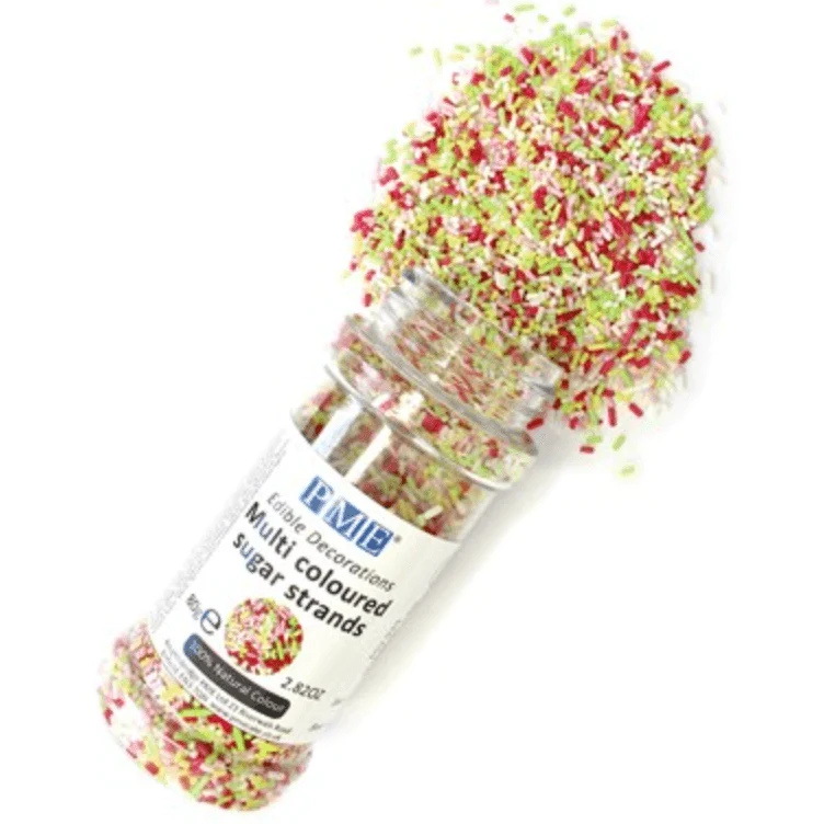 Vermicelles Flerfärgade PME 80g
