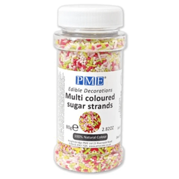 Vermicelles Flerfärgade PME 80g