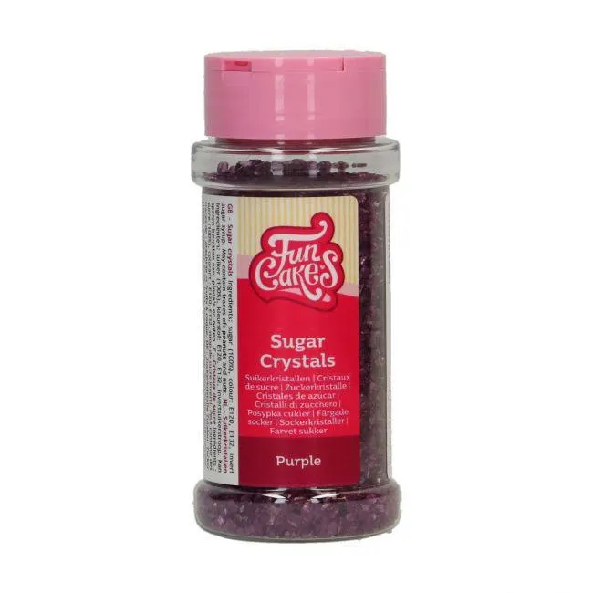 Violett socker kristaller - 80g