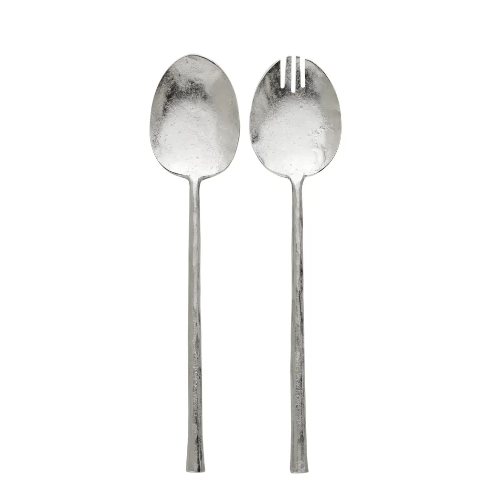 Demilla 2-pack salladsbestick 28 cm silver