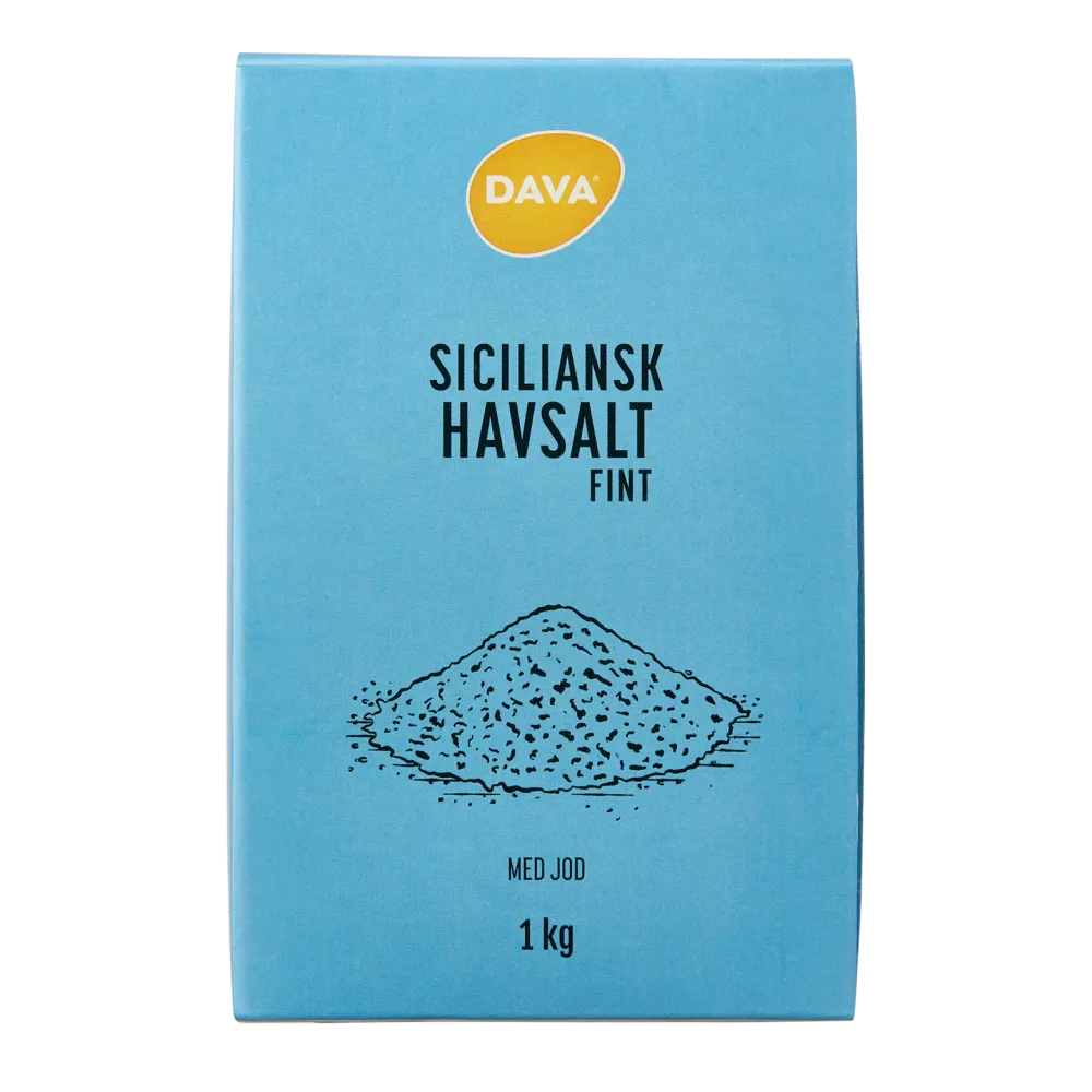 DAVA fint sicilianskt havssalt 1 kg