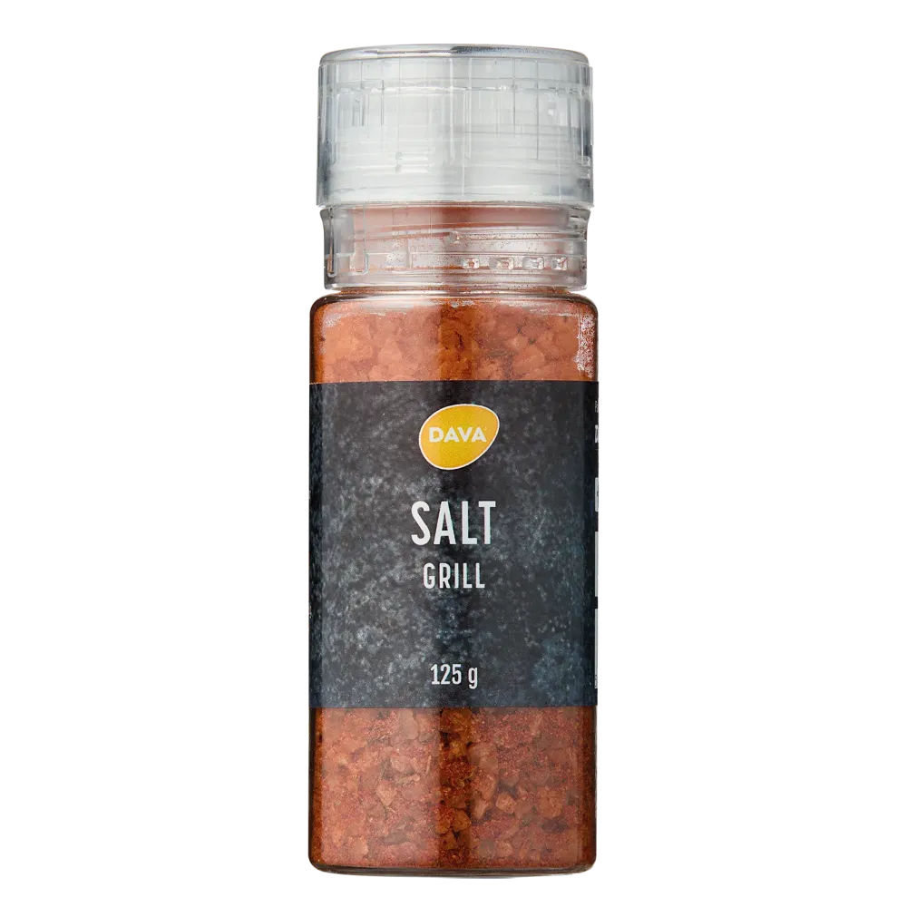 DAVA salt med grillkrydda 125 g, kvarn