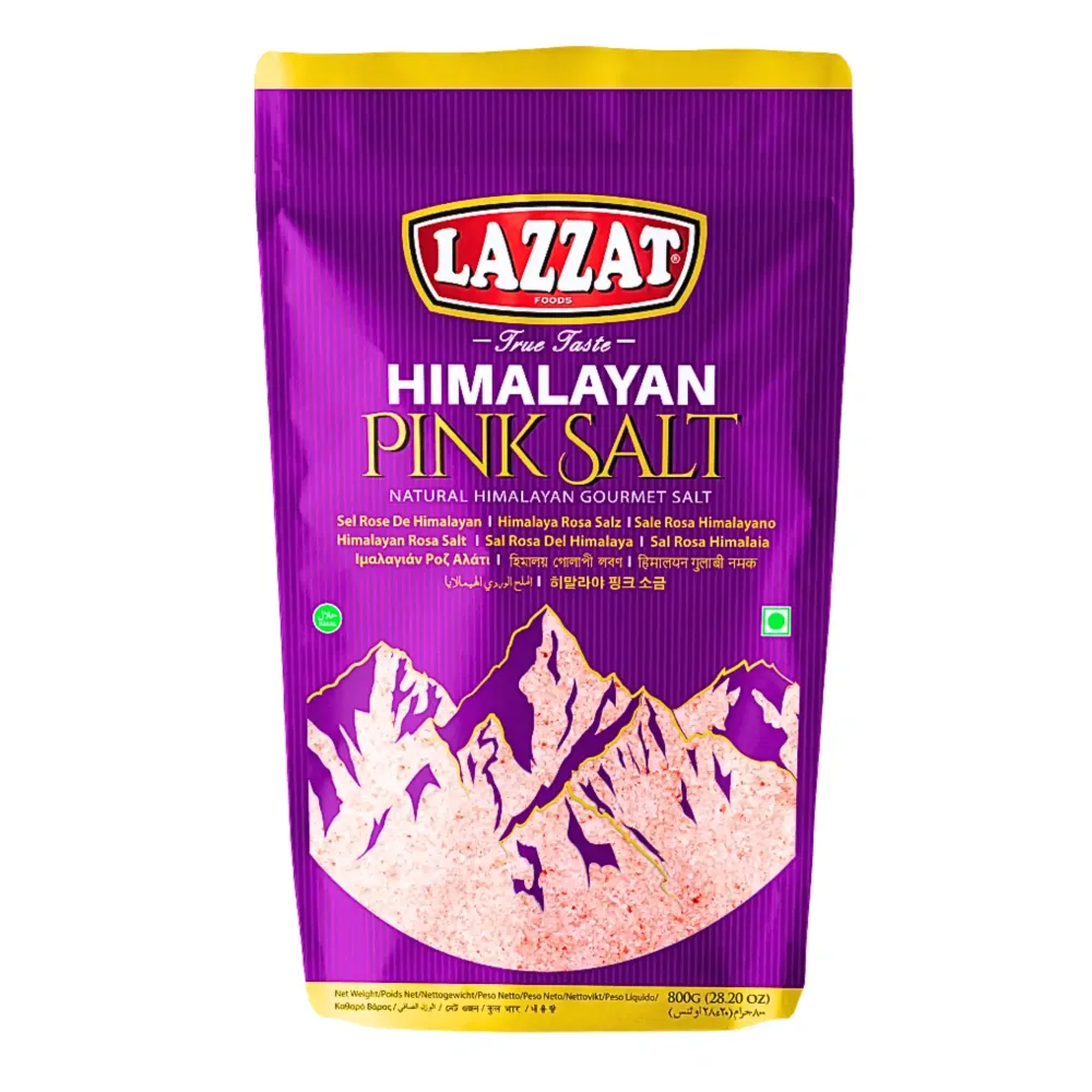 Lazzat Himalayan Pink Salt FINE 800g - Kort datum 8/2-2026
