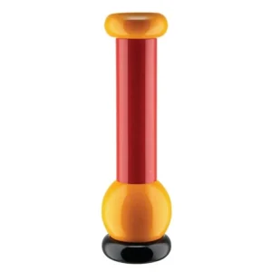 Alessi Saltkvarn och pepparkvarn MP0210, röd/gul/svart
