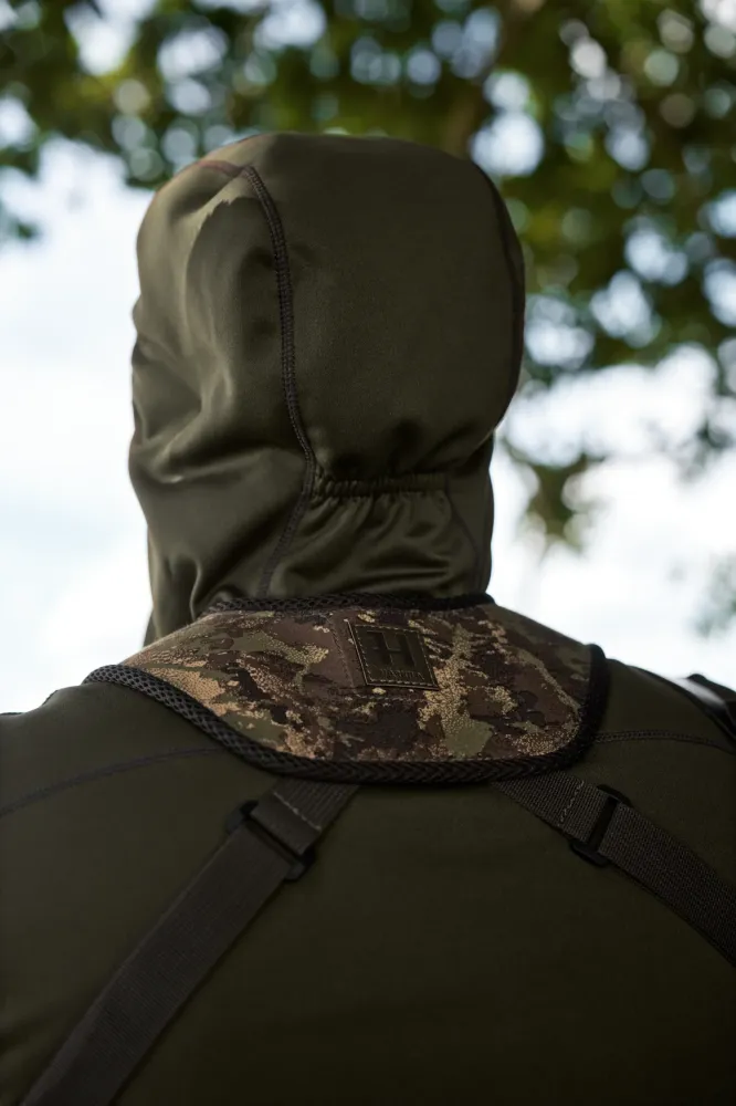 Deer Stalker Fleece-huvtröja med full dragkedja Willow sage - Härkila M
