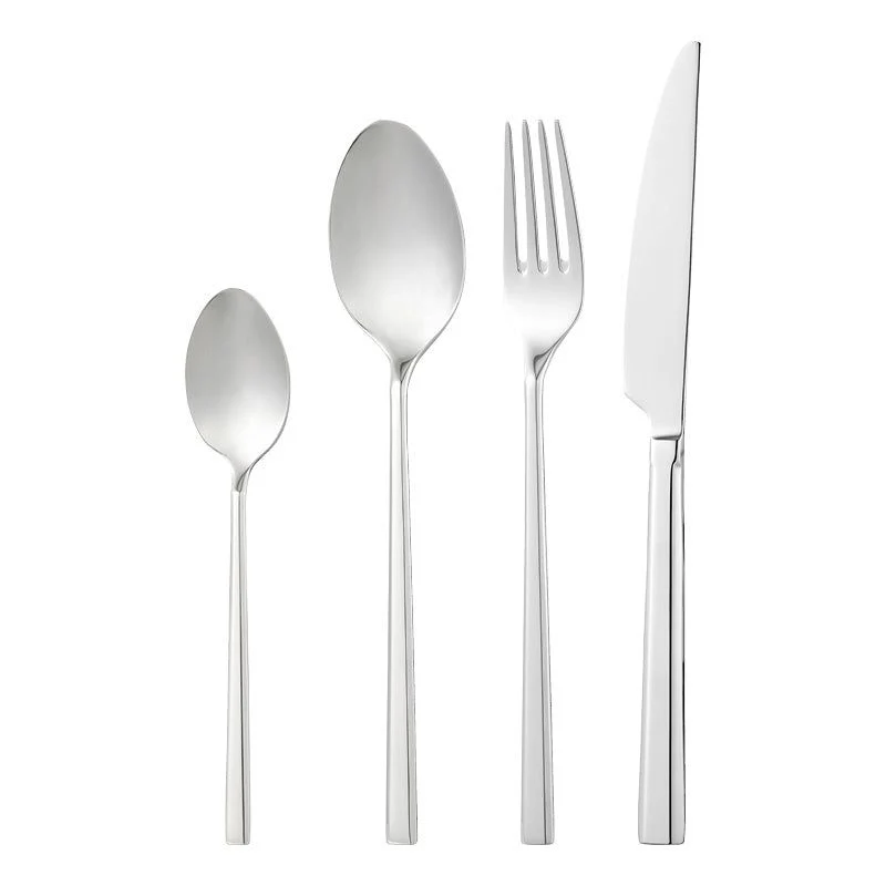 Dorre Clara Bestickset 48 delar 18/10 stål kniv gaffel sked kaffesked