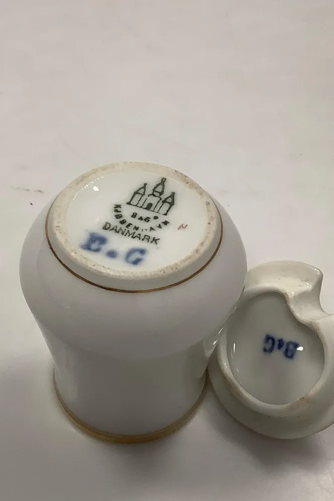 Bing og Grøndahl Offenbach 1 / Sennepskrukke med låg no 52