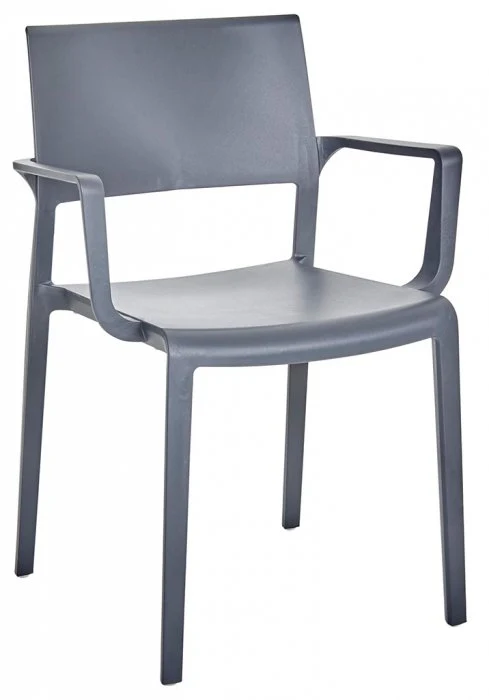 Arket Cafégrupp 60cm ink 2st Lilibet Karmstolar Grå