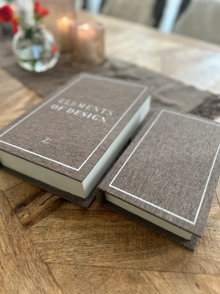 Coffee table books 2-set Elements Design
