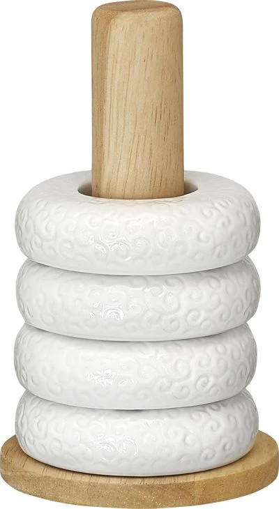 Cult Design Orient äggkopp 4-p m ställ pärla