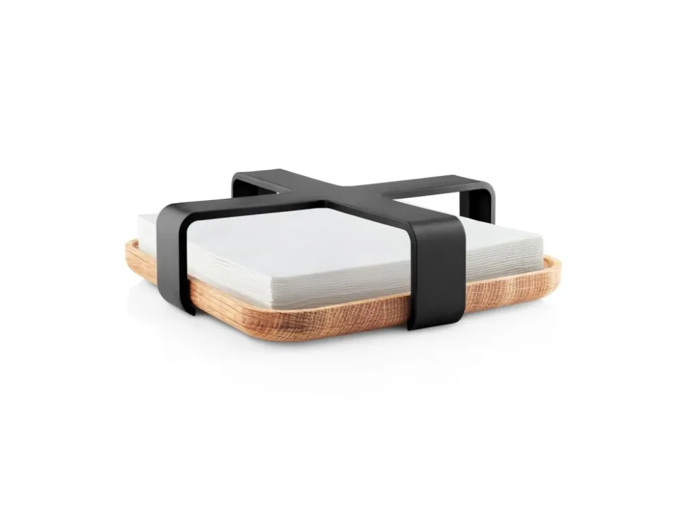Eva Solo Servetthållare NORDIC KITCHEN 19 x 5 cm, midnight, plast/bambu