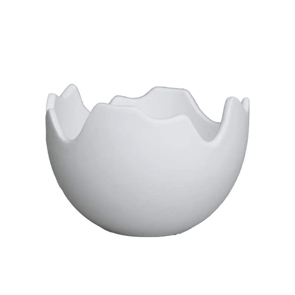 HAPPY EASTER Skål Äggskal Ø15, Krita