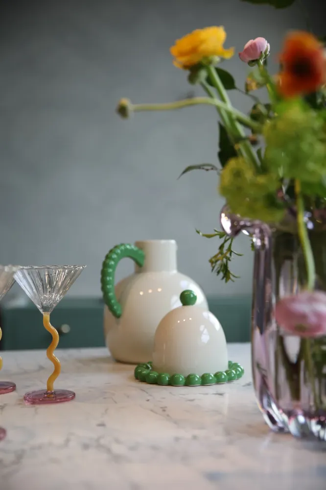 Klevering Butter dish Perle Sage