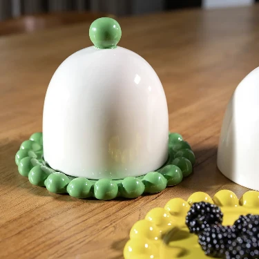 Klevering Butter dish Perle Sage