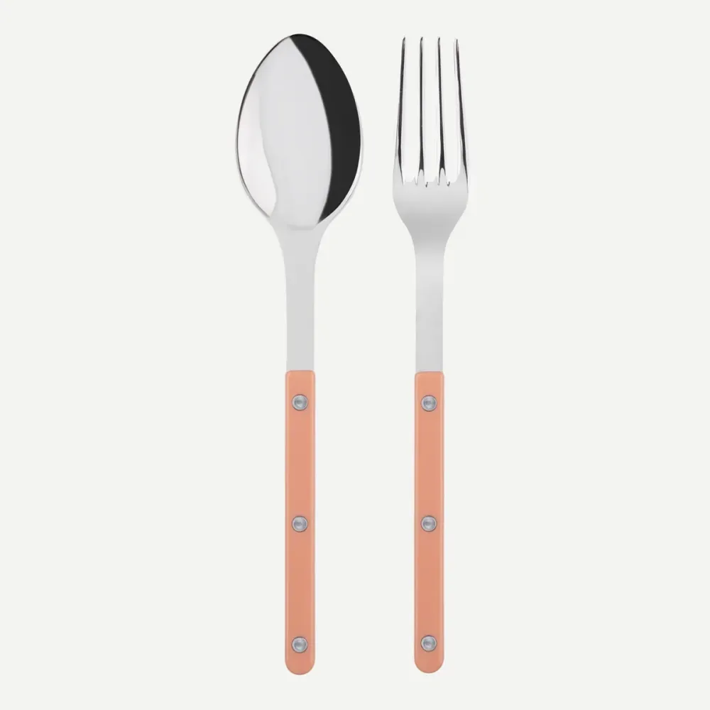 Sabre serving set Bistrot Robust, shiny, Nude Pink