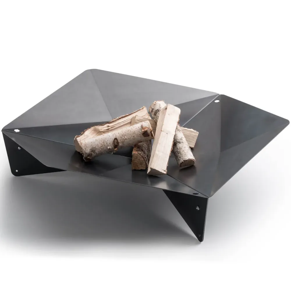 TRIPLE fristående fire bowl 120 - Cortenstål Ø120xH32 cm