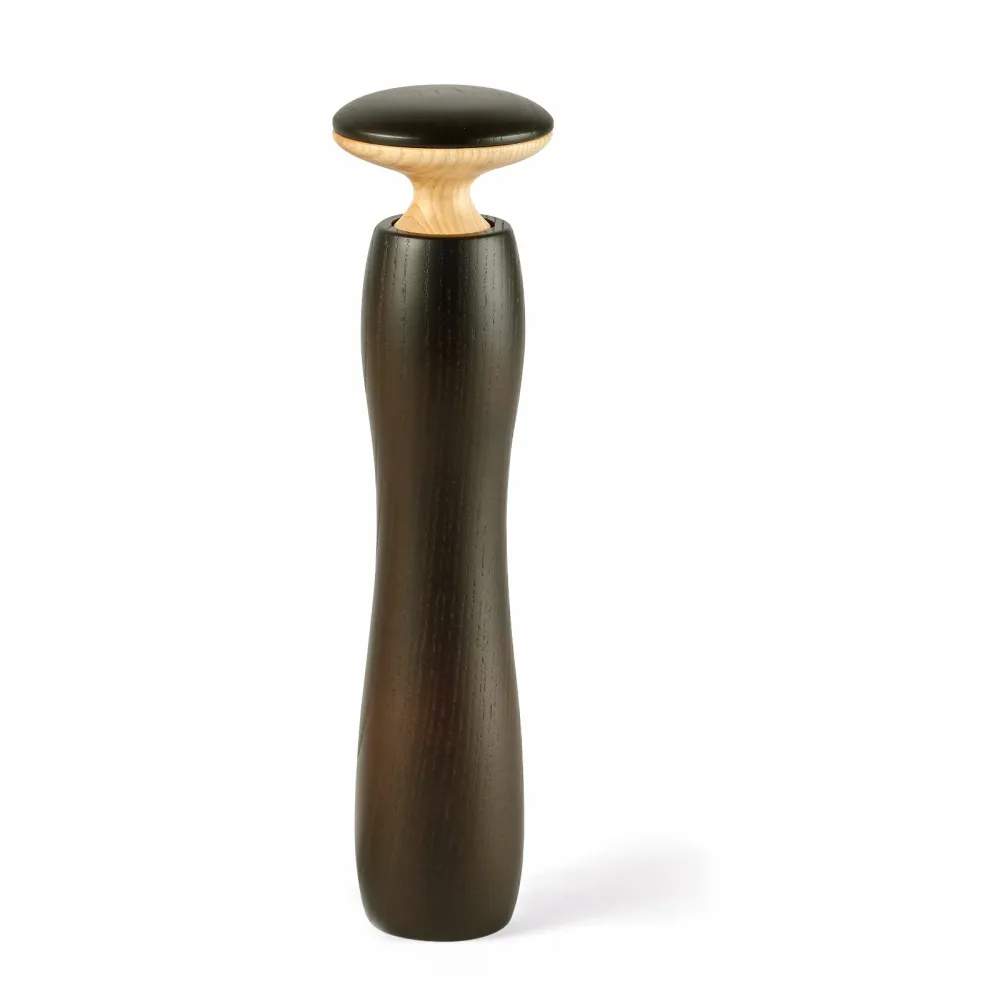 Legnoart HERCULES Salt/Peber keramisk kværn - Medium - mørk ask