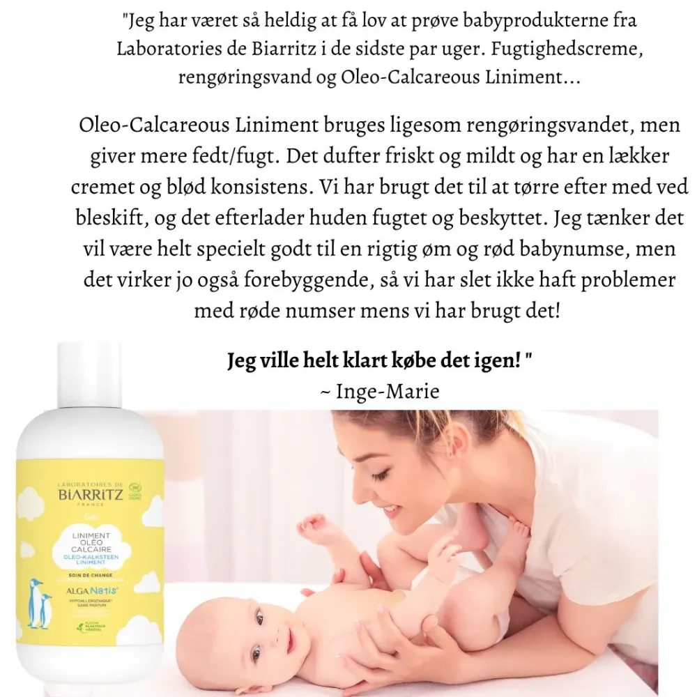 Alga Natis Liniment - Certifierad Ekologisk Oleo kalksten - 200ml