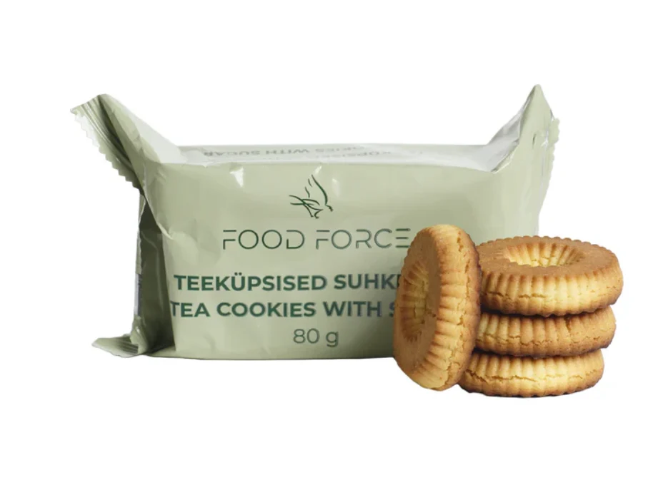 Te-småkakor med socker, 6 st - Food Force
