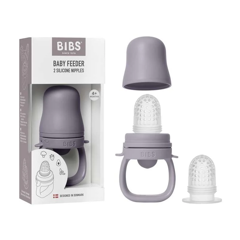 BIBS Middag - Baby Matningssked - Fossilgrå