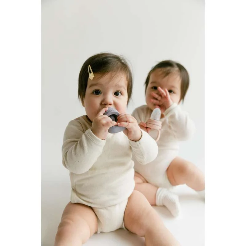 BIBS Middag - Baby Matningssked - Fossilgrå