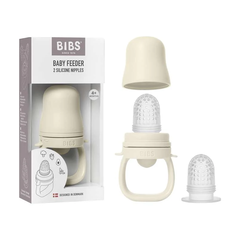 BIBS Middag - Baby Matningssked Smagesut - Elfenben