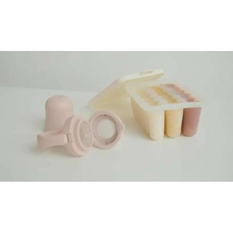 BIBS Middag - Baby Matningssked Smagsut - Blush
