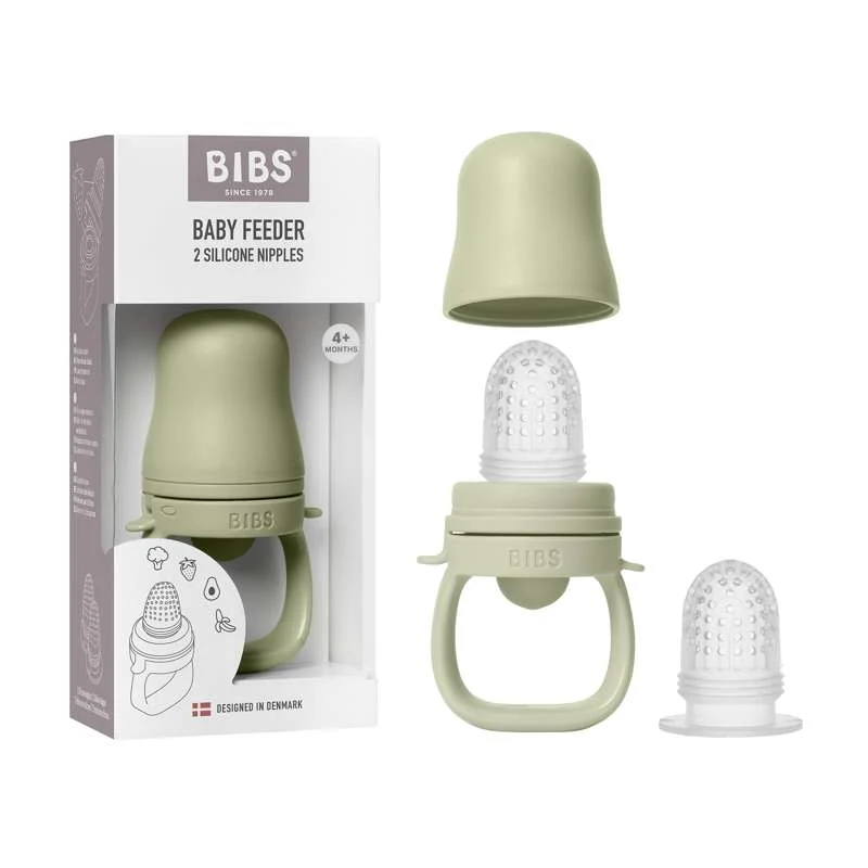 BIBS Middag - Baby Matningssked Smagsut - Salvia