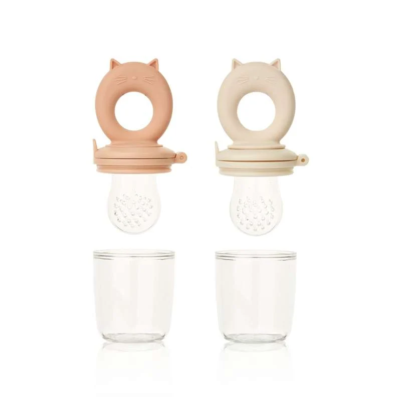 Liewood Miranda Smagsprover - 2-pack - Katt - Toscana Ros/Äppelblom