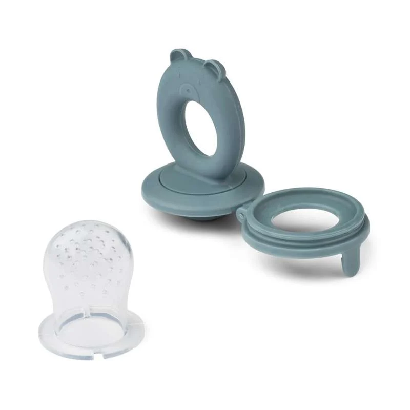 Liewood Miranda Smagsprøver - 2-pack - Björn - Valblå/Duvblå