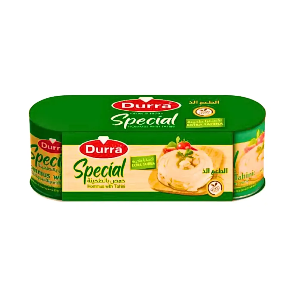 Durra Hommus Tahina Special 220g x 3 – Smakrik och Näringsrik!