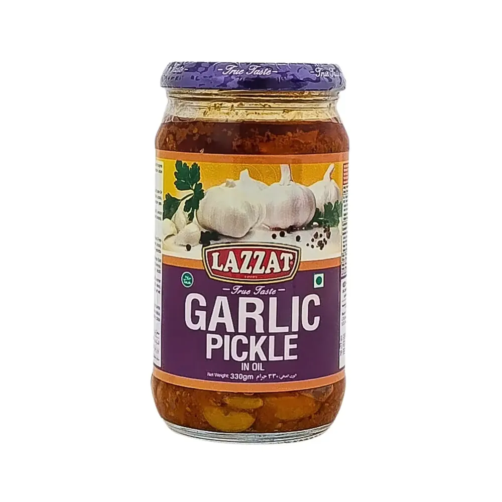 Lazzat Garlic Pickle i Olja 330g
