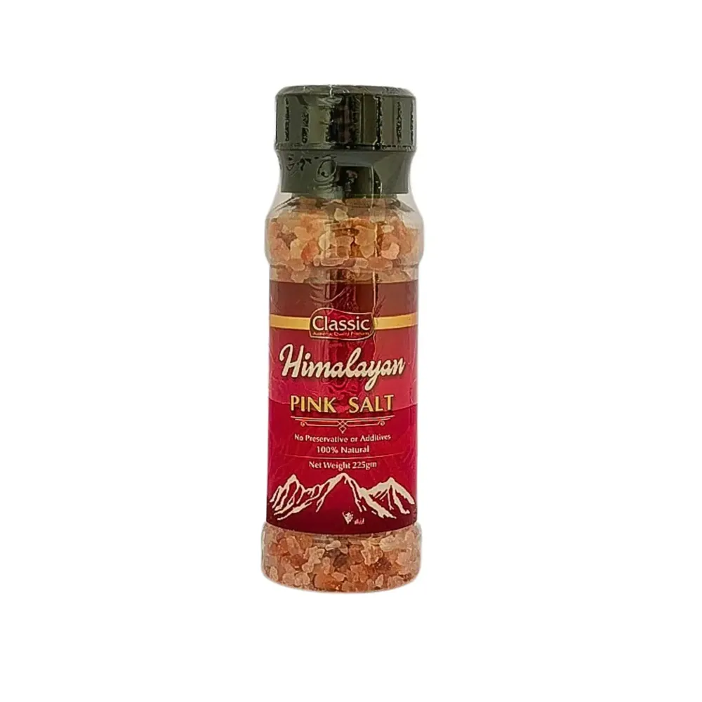 Lazzat Himalayan Pink Salt Granular 225g - Utgånget datum med garanti