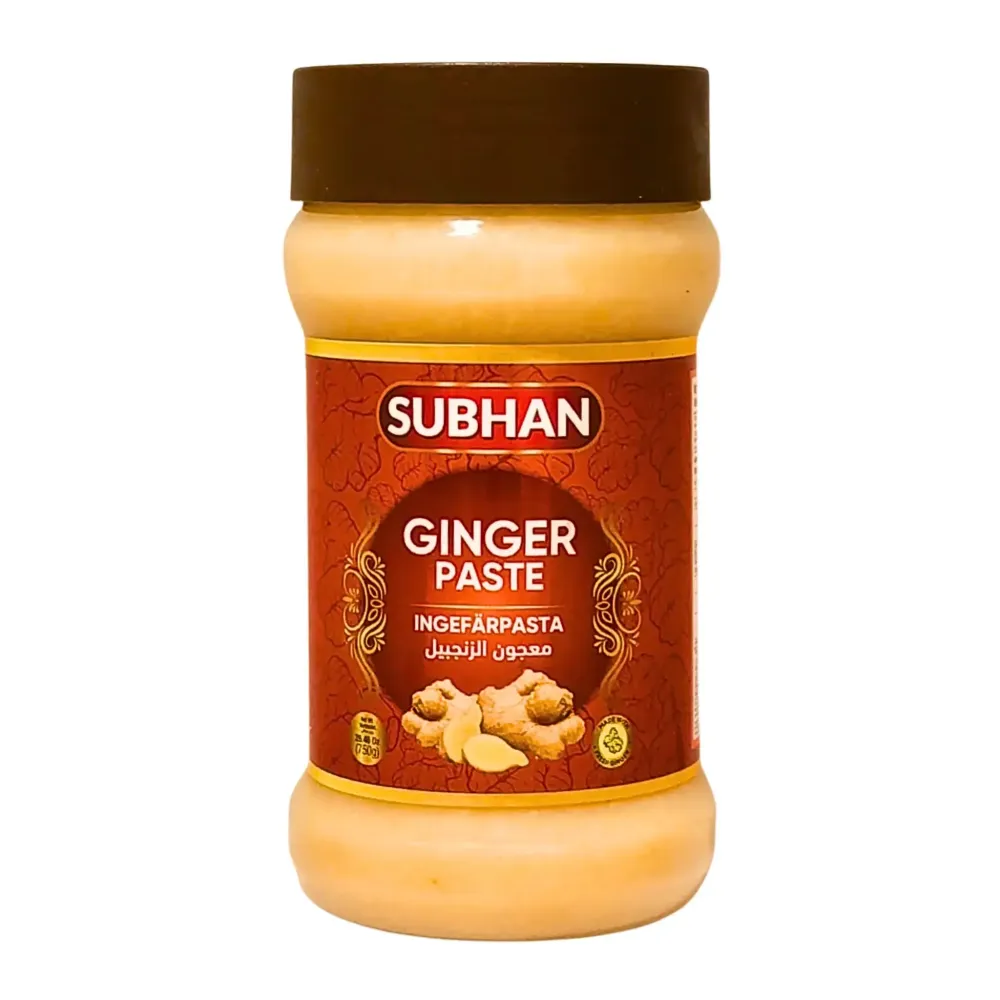 Subhan Ginger Ingefära Pasta 750g – Färsk Ingefärspasta för Matlagning
