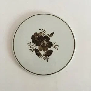 Royal Copenhagen Brun Tranquebar Smørepalet No 1403